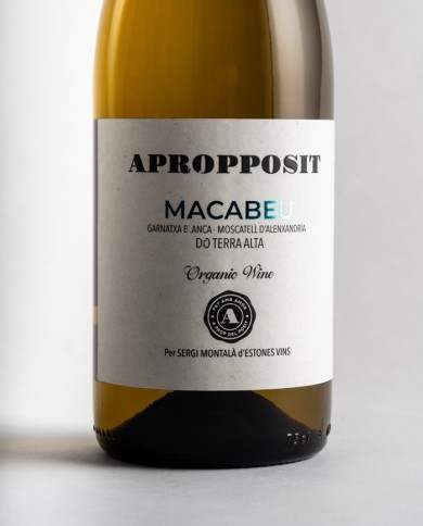 Aproppòsit Macabeu D.O. Terra Alta Aproppòsit Macabeu D.O. Terra Alta